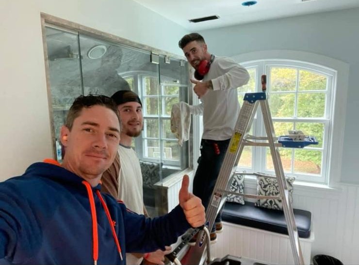 Allergy Avengers team at Rotobrush International LLC receiving Air Duct Cleaning certification